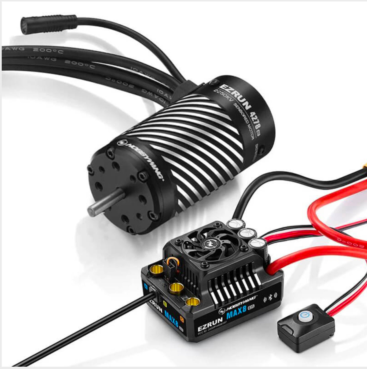 HOBBYWING COMBO EZRUN MAX8 G2 ESC 4278SD-2250KV MOTOR #HW38010607