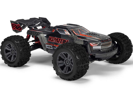 ARRMA KRATON 6S EXB 1/8 4X4 RTR Speed Monster Truck Black clip less body #C-ARA8708V6T1