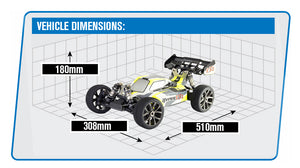 HOBAO HYPER VS2 1/8 RTR BUGGY W/150A ESC,18KG SERVO,2.4G