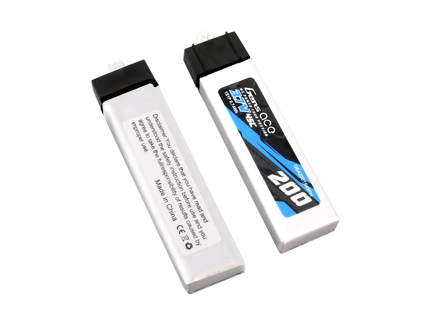 Li-Po 1S 3.7V 200mAh 45C with PH1.5-2 - RC Hobby Product