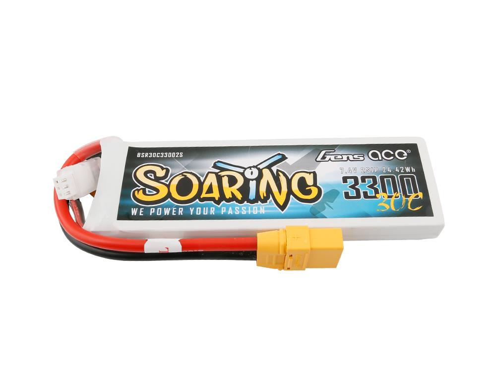 Li-Po 2S 7.4V 3300mAh 30C Soaring with XT90 - RC Hobby Product