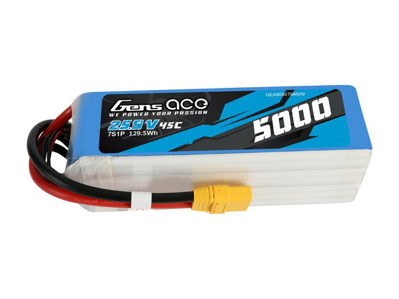 Li-Po 7S 25.9V 5000mAh 45C with XT90