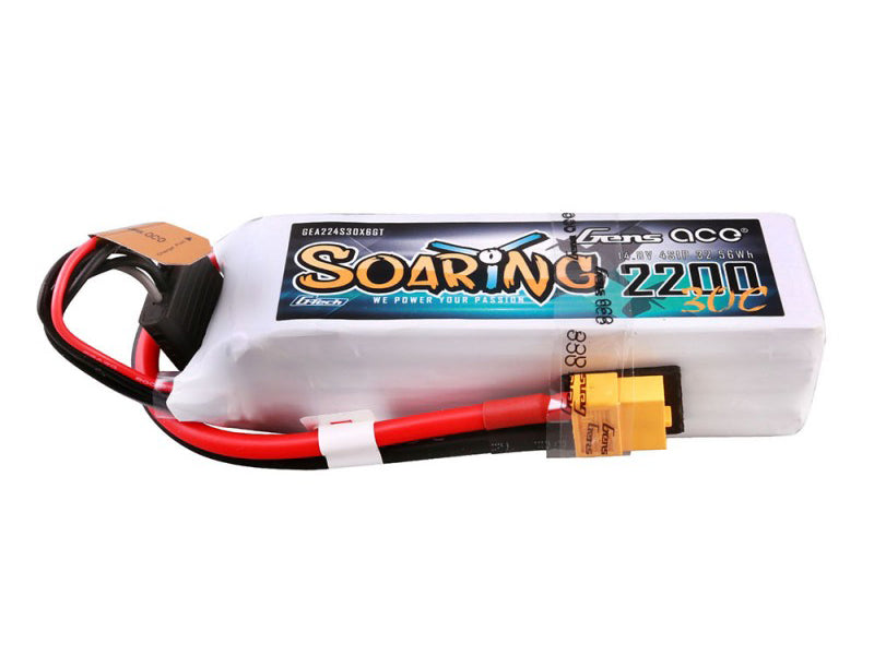 Li-Po G-Tech 4S 14.8V 2200mAh 30C Soaring with XT60 - RC Hobby Product