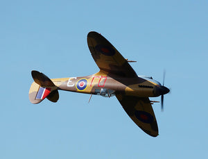 XFLY SUPERMARINE SPITFIRE MKIX BROWN 1200MM NO LANDING GEAR WITHOUT TX/RX/BAT