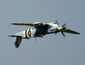 XFLY SUPERMARINE SPITFIRE MKIX GREEN 1200MM NO LANDING GEAR WITHOUT TX/RX/BAT