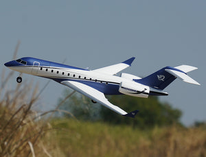 XFLY TWIN 40MM J-65 EDF BUSINESS JET PNP - BLUE