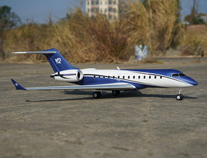 XFLY TWIN 40MM J-65 EDF BUSINESS JET PNP - BLUE