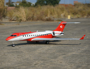 XFLY TWIN 40MM J-65 EDF BUSINESS JET PNP - RED