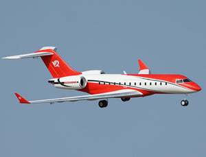 XFLY TWIN 40MM J-65 EDF BUSINESS JET PNP - RED