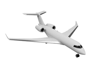XFLY TWIN 40MM J-65 EDF BUSINESS JET PNP - WHITE