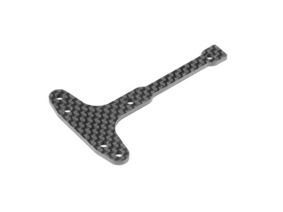XB4'22 GRAPHITE CHASSIS T-BRACE - FRONT - 2.2MM - RC Hobby Product