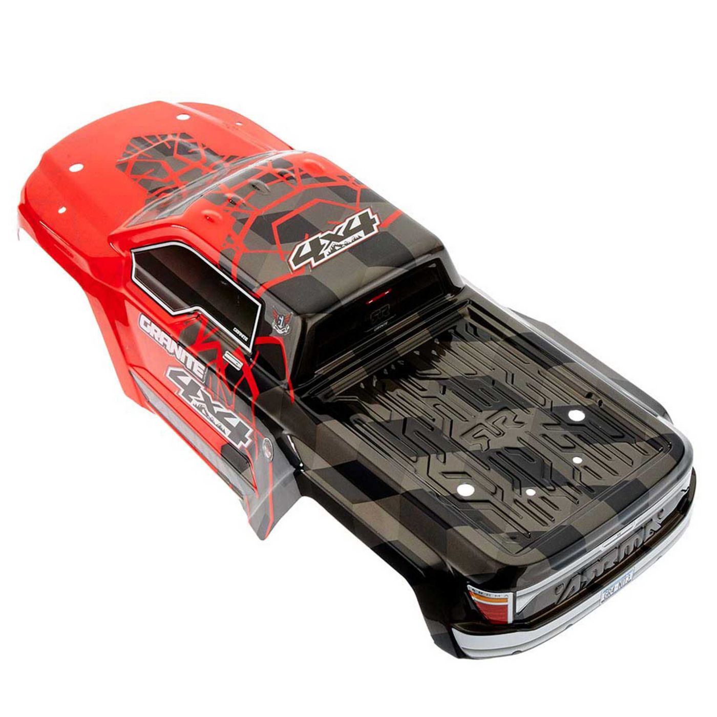 Body Pntd Decal Trim Red GRANITE 4x4 MEGA
