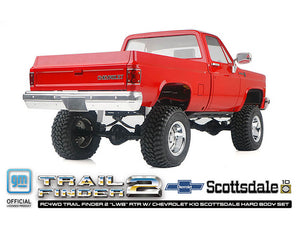 RC4WD TRAIL FINDER 2 LWB RTR WITH CHEVROLET K10 HARD BODY RED