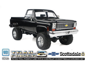 RC4WD TRAIL FINDER 2 LWB RTR W/CHEVROLET K10 HARDBODY BLACK