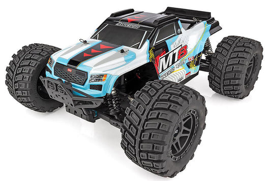 TEAM ASSOCIATED RIVAL MT8 RTR TRUCK BRUSHLESS 4-6S RATED
