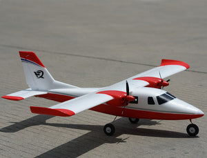XFLY P68 TWIN 850MM WINGSPAN WITHOUT TX/RX/BATTERY - RED
