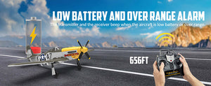 VOLANTEX P-51D MUSTANG GREEN 4CH 500MM BRUSHLESS WITH GYRO RTF