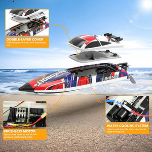 VOLANTEX ARROBOLT 'LUMEN' SR40 BRUSHLESS BOAT RTR COMBO RED