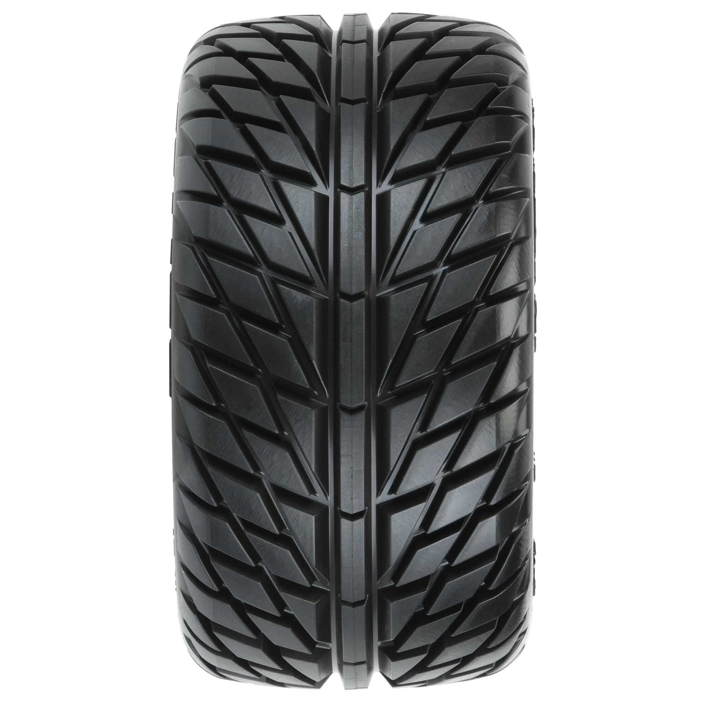 1/10 Street Fighter LP Fr/Rr 2.8" MT tyres Mounted 12mm Blk