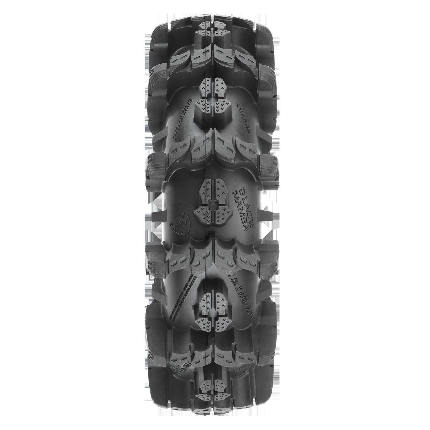 1/10 Interco Black Mamba Front/Rear 2.6" Mud Truck tyres (2)