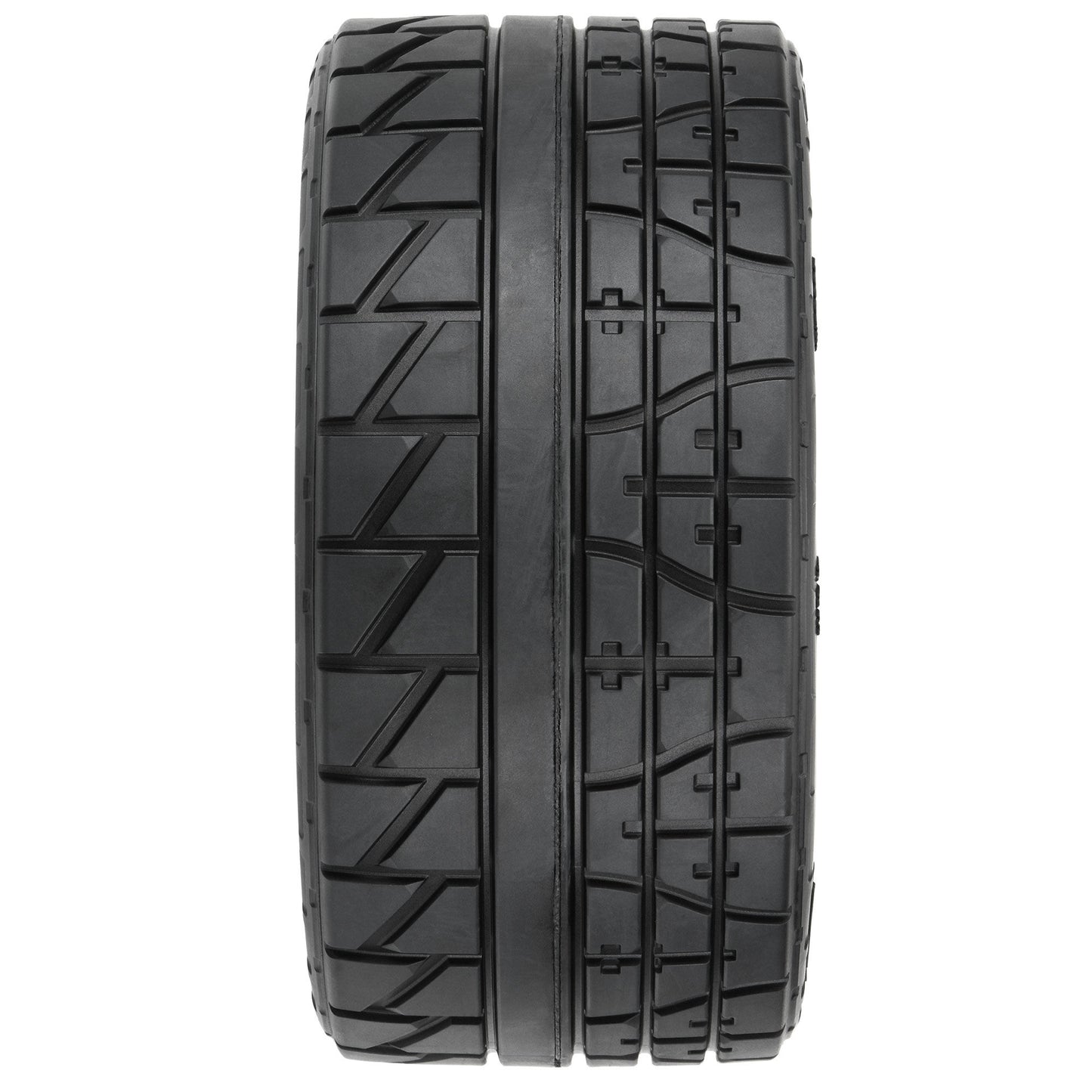1/6 Menace HP BELTED Fr/Rr 5.7" MT tyres Mounted 24mm Blk Ra