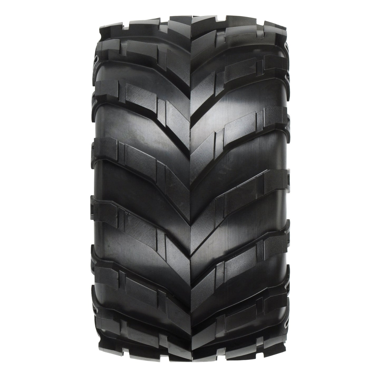 1/10 Masher Front/Rear 2.8" MT tyres Mounted 12mm Blk Raid (