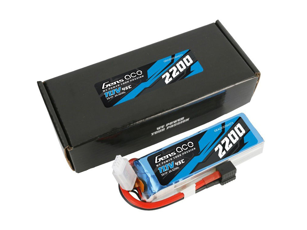 Li-Po 3S 11.1V 2200mAh 45C Soaring with EC3/XT60/T-Type