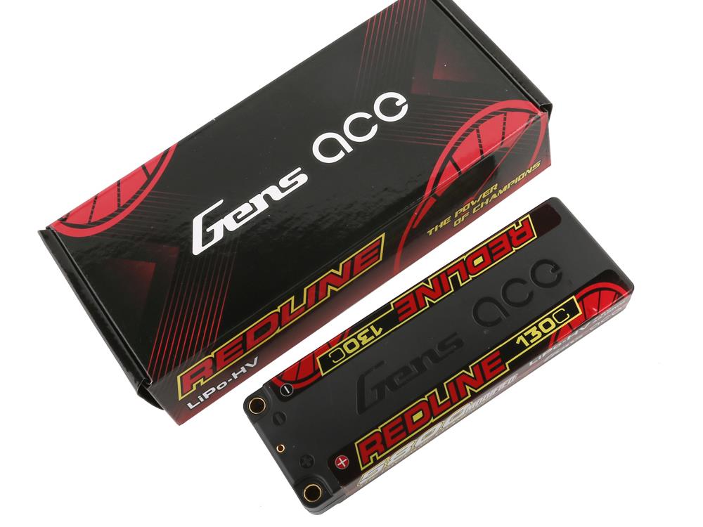 Li-Po HV Car Hard Case 2S 7.6V 5800mAh 130C RL with 5mm