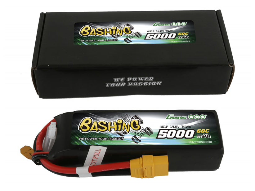 Li-Po Car 4S 14.8V 5000mAh 60C Bashing with XT90