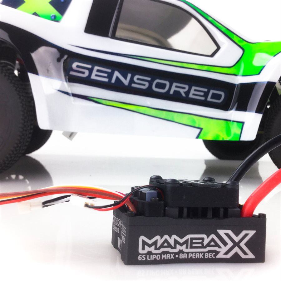 Mamba X, Sensored, 25.2V WP Esc, 8A Peak Bec, Datalogging
