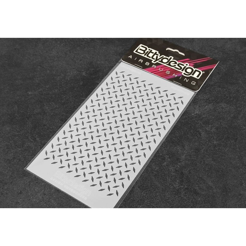 Bittydeisgn Vinyl stencil - Diamond Plate