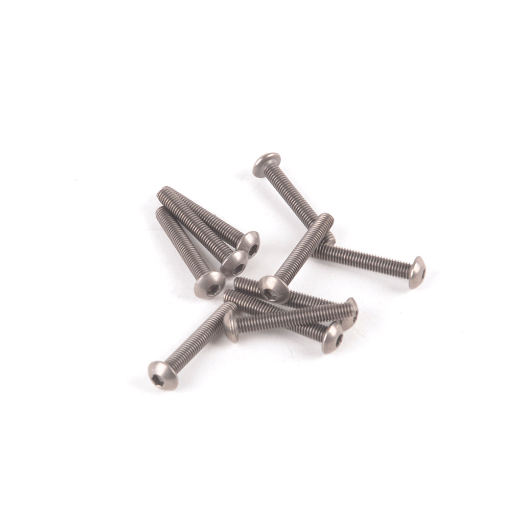 Titanium Caphead Hex Screws M3 x 20 pk10
