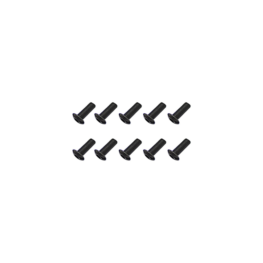 Steel Button Head Hex Screws M3 x 5 pk10