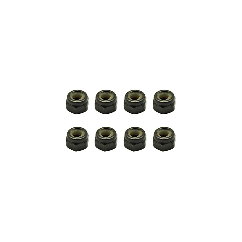 M4 Nyloc Nuts Steel - pk8