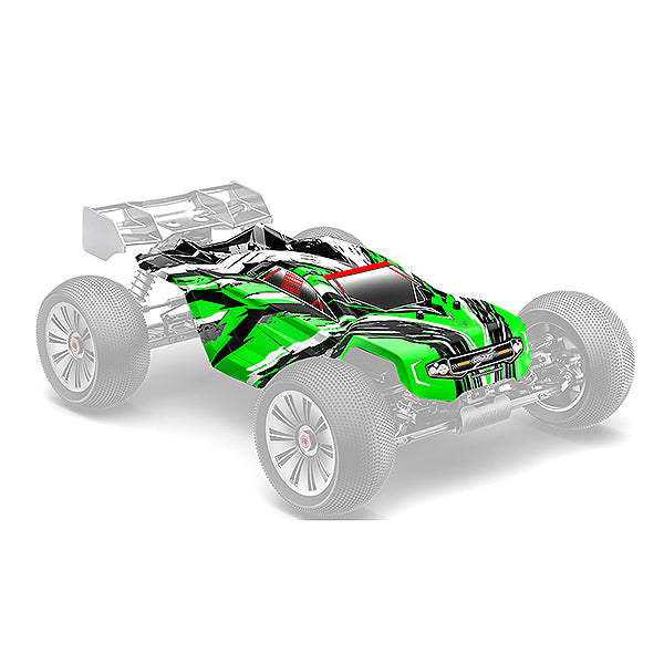 CORALLY POLYCARBONATE BODY SHOGUN XP 6S PAINTED CUT 1 PC - High-Speed RTR RC Truck