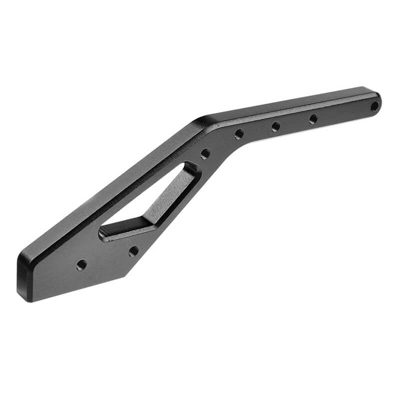 CORALLY CHASSIS BRACE ASUGA XLR REAR SWISS MADE 7075 T6 3MM HARD ANODISED BLACK - High-Speed RTR RC Truck