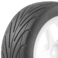 Fastrax 1/10th Mounted Buggy Tyres Lp 'Arrow' Front - RC Hobby Product
