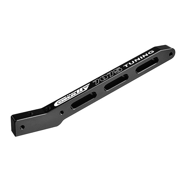 CORALLY CHASSIS BRACE V2 REAR SWISS 7075 T6 HARD BLACK BUGG. - High-Speed RTR RC Truck