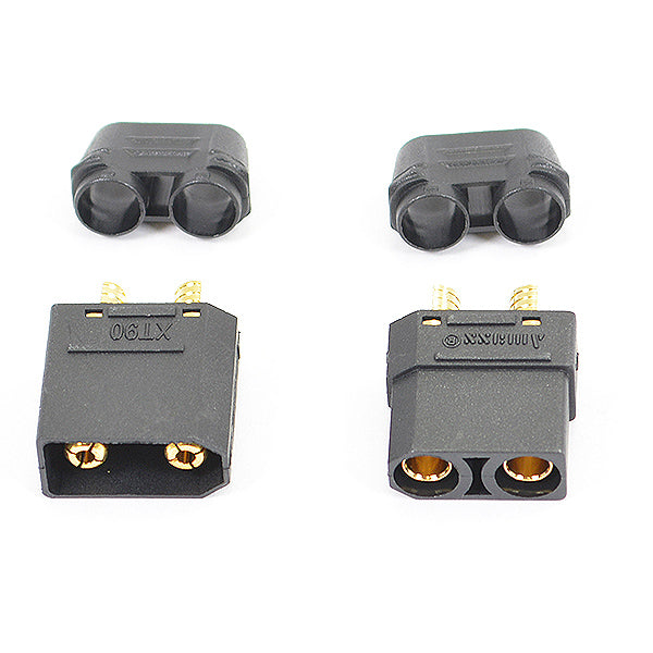 ETRONIX XT-90 CONNECTOR (MALE/FEMALE) BLACK - RC Hobby Product