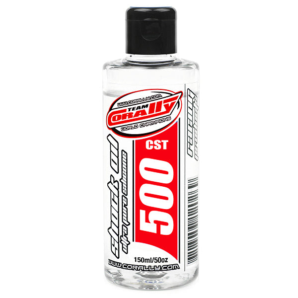 CORALLY SHOCK OIL ULTRA PURE SILICONE 500 CPS 150ML - High-Speed RTR RC Truck