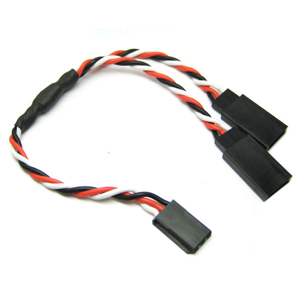 Etronix 15cm 22Awg Futaba Twisted Y Extension Wire - RC Hobby Product
