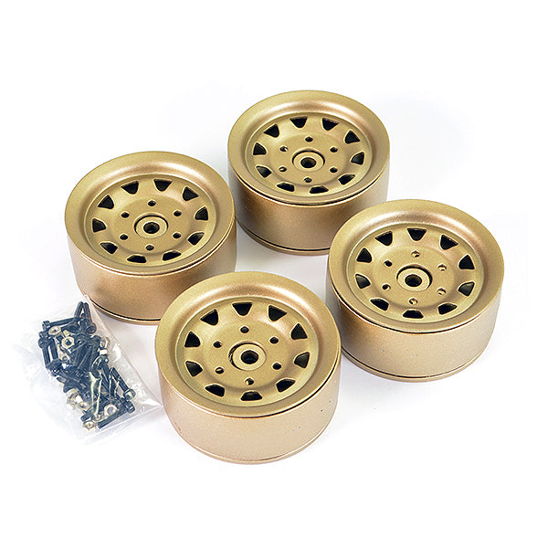 FASTRAX ALUMINUM BEADLOCK OLD ANGLE WHEELS - BRONZE - RC Hobby Product