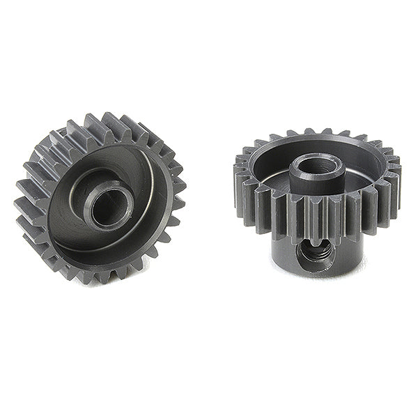 CORALLY 48 DP PINION SHORT HARD ANODISED AL7075 25 TEETH SHAFT DIA. 3.17MM - High-Speed RTR RC Truck