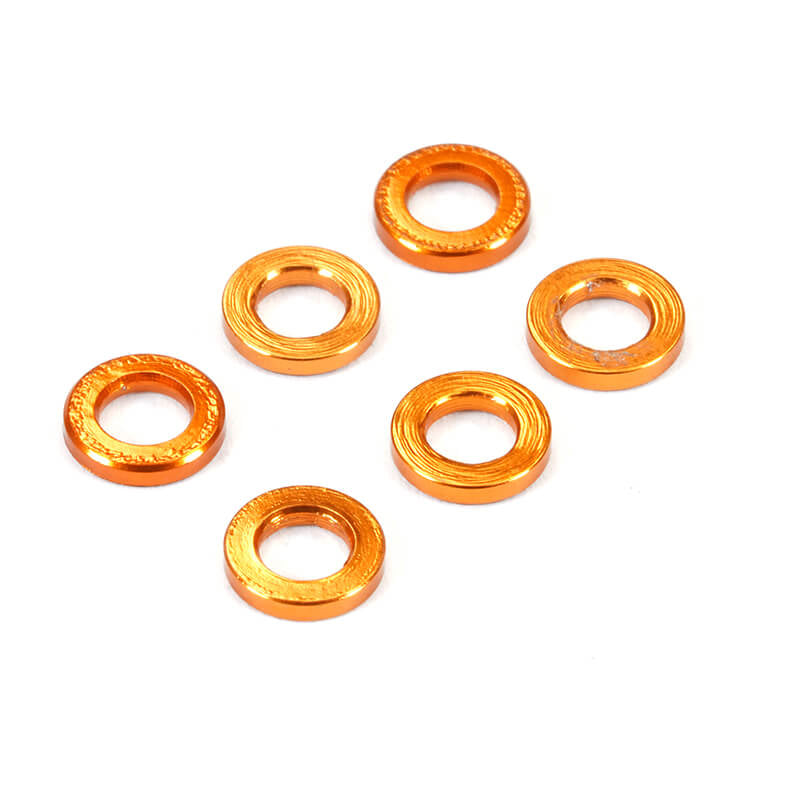FASTRAX M3 FLAT WASHER GOLD 1.0mm (6) - RC Hobby Product