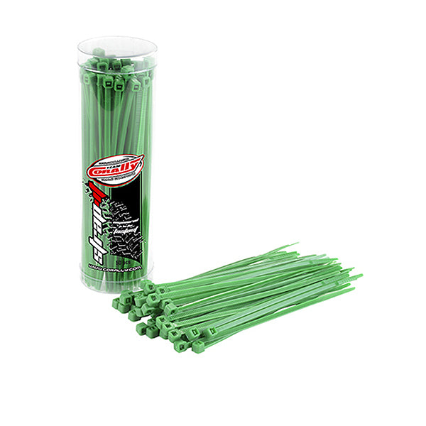 CORALLY STRAPIT CABLE TIE WRAPS GREEN 2.5X100MM 50 PCS - High-Speed RTR RC Truck