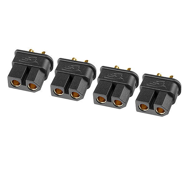 CORALLY TC PRO CONNECTOR 3.5MM GOLD PLATED CONNECTORS REVERSE POLARITY PROTECTION - MALE 4PCS - High-Speed RTR RC Truck