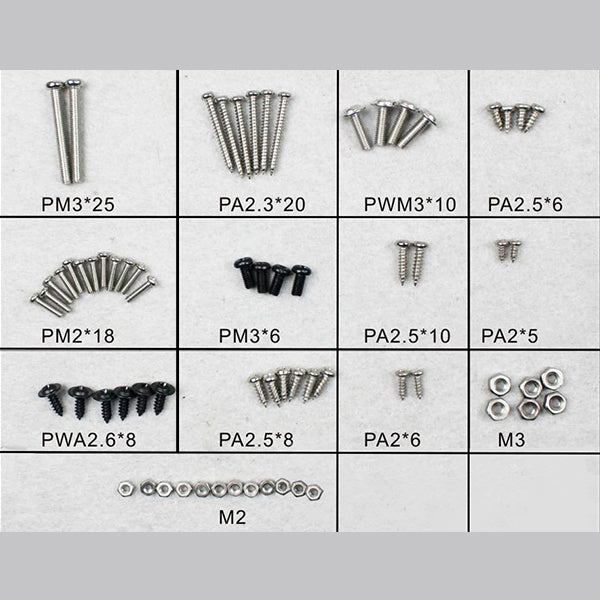 DYNAM PITTS SCREW SET - RC Hobby Product
