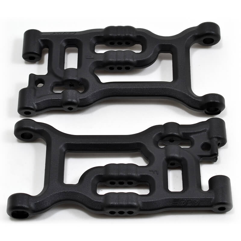 RPM FRONT A-ARMS LOSI TENACITY U4 LASERNUT BLACK