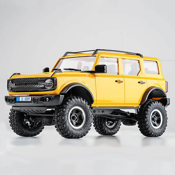 EAZY RC 1/18 BRONX RTR SCALE CRAWLER w/HARDBODY - YELLOW - RC Hobby Product
