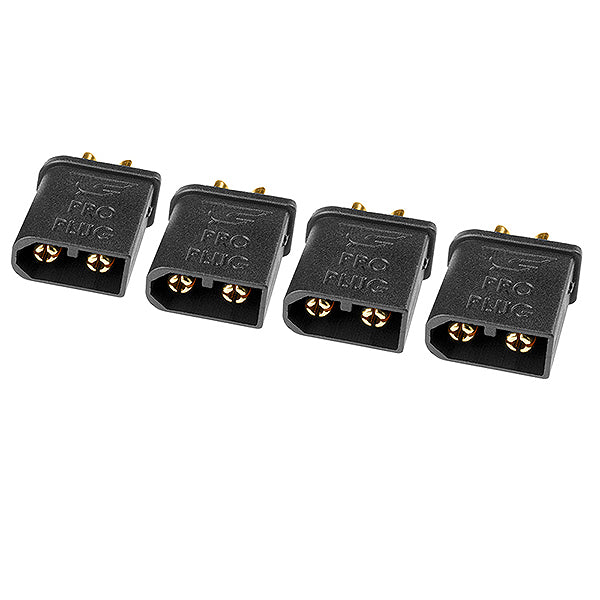 CORALLY TC PRO CONNECTOR 3.5MM GOLD PLATED CONNECTORS REVERSE POLARITY PROTECTION - FEMALE 4PCS - High-Speed RTR RC Truck